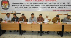 RPT Rekapitulasi Perubahan DPT Kab Madina