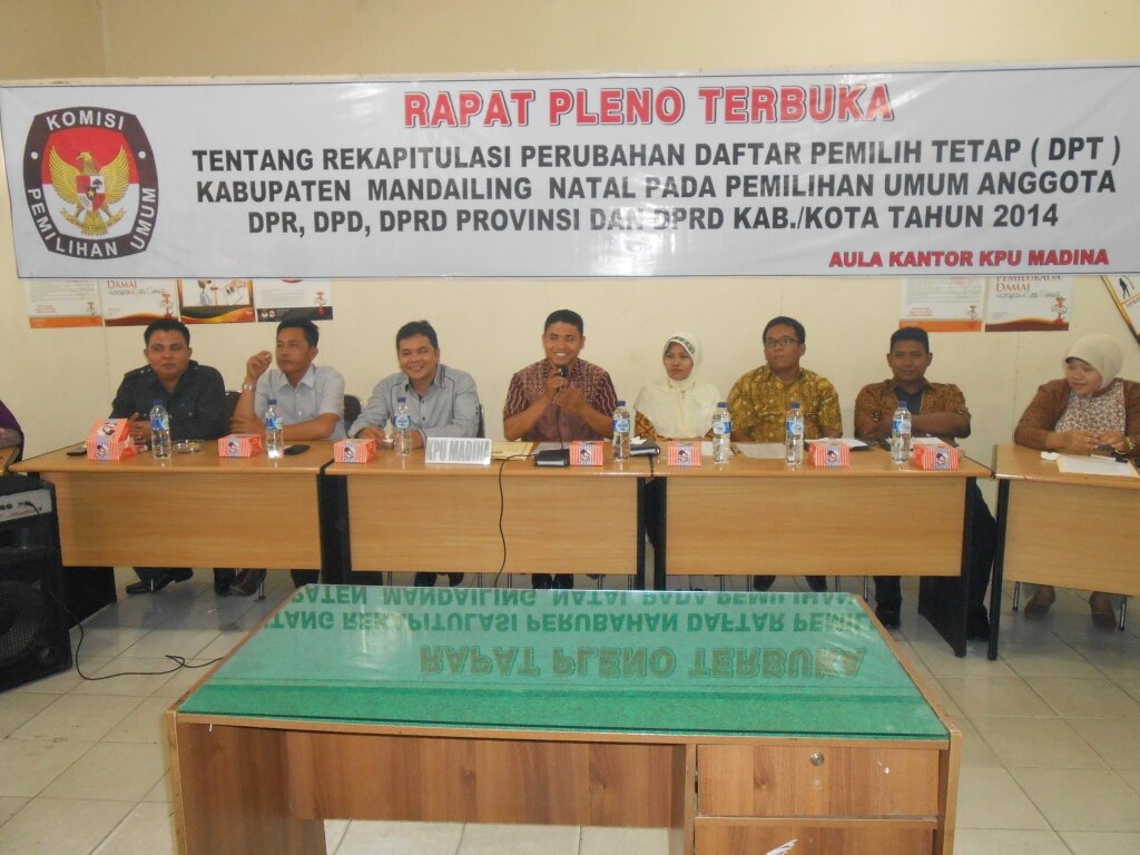 Komisioner baru sedang memberikan Pemaparan Kepada Peserta