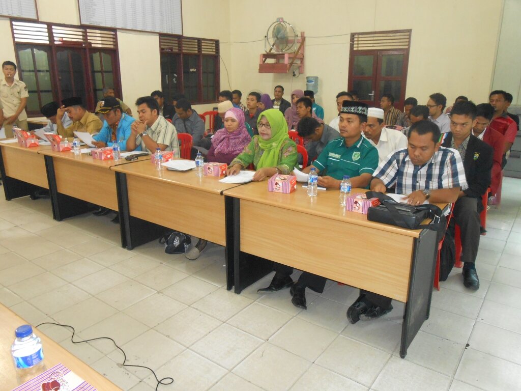 Para Perserta Sosialisasi Petunjuk Relawan Demokrasi