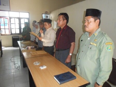 Pembacaan Sumpah Janji Oleh KPU Madina