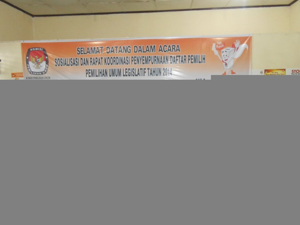 Perwakilan dari Discapil memberikan pemaparan kepada Peserta