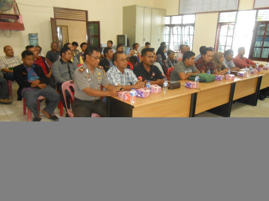 Peserta Acara Silaturrahmi KPU Madina dengan Kapolres Madina