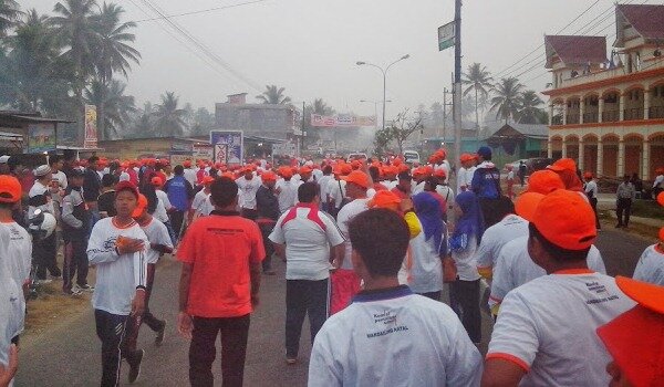 jalan santai kpu Madina