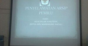 RAPAT PENYELAMATAN ARSIP PEMILU 2004 S.D 2009 KPU MADINA